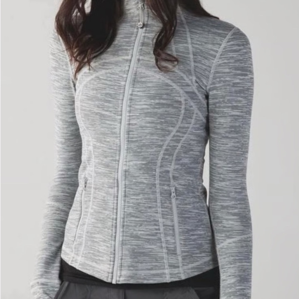 Lululemon Define Jacket (Grey Alpine White)